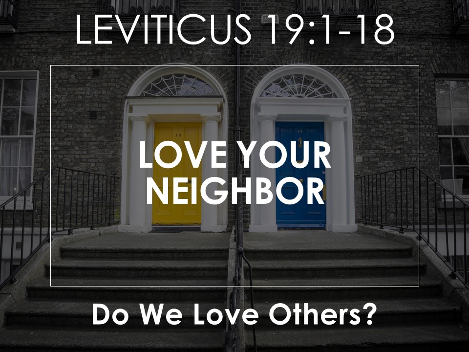 Do We Love Others?